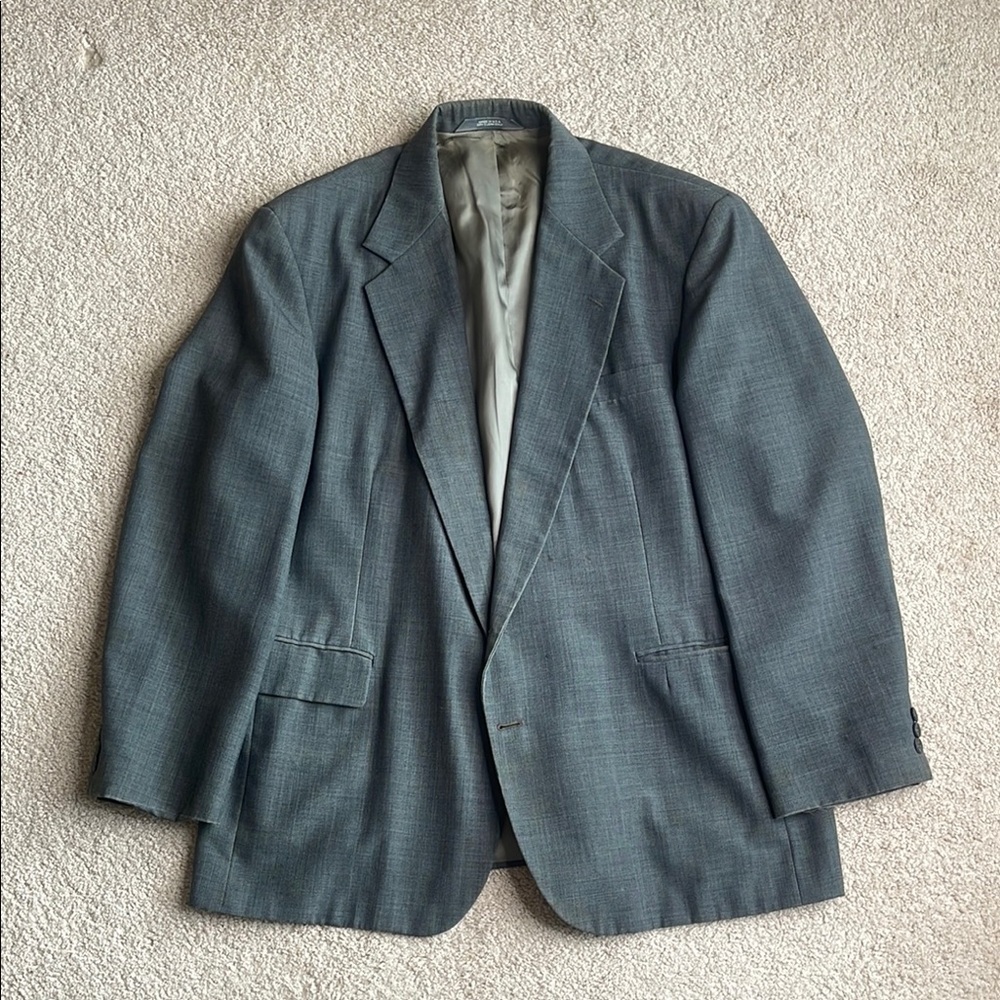Haggar Gray Slim Fit Sport Coat Blazer